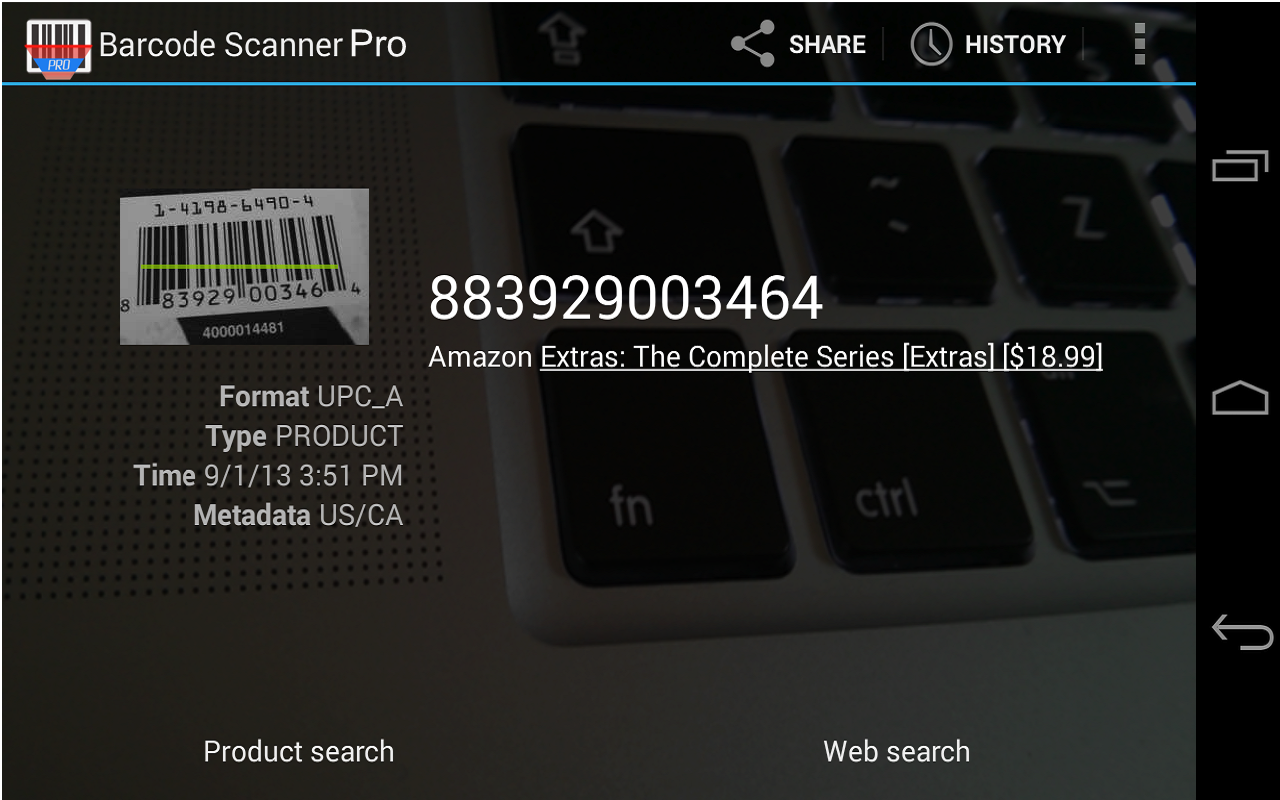 BarCode Scanner Pro Android Version Amazon.de Apps für Android