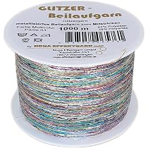 Woolly Hug's Glitzer-Garn – 1000m, Farbe 302 Kupfer, Metallisiert Zum Mitstricken/Mithäkeln