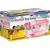 Kaytee CritterTrail Pink Habitat for Pet Rats, Dwarf Hamsters, Hamsters or Gerbils
