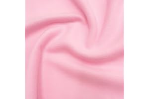 UK FABRICS ONLINE Baby Pink Fleece Fabric by The Metre Anti Pill Polar Material for Sewing Quilting Embroidery Blankets Pet Beds Hoodies Throws Width 150CM (1 Metre)