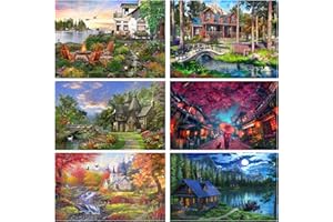 ELETIFFI Diamond Painting Kit Completo Pittura Diamante Paesaggi Quadri con Perline 5d Accessori Disegni Bambini Decorazioni Parete Camera Soggiorno Migliori 30x40