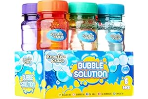KREATIVEKRAFT Bolle di Sapone Bambini Spara Bolle di Sapone con Liquido, Giocattoli Esterno o Interno Regalini Fine Festa Compleanno Buste Sorpresa Party Bubbles Confezione da 2 3 4 Pezzi (Multi, 1 Pezzo)