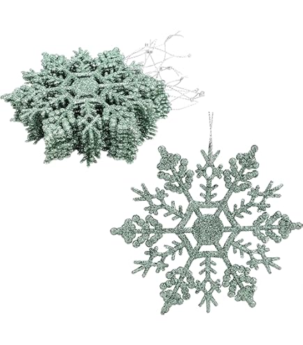 Christbaumschmuck Herzen 4cm - 8 Glas Herzen In Salbeigrün Für Weihnachtsbaum