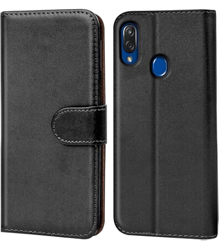 Leder-Handyhülle Für ZTE Blade V10 Vita – Magnetischer Flip-Cover Mit Kartenfächern | Retro Telefonkasten-Design