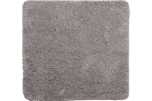 Brandsseller Badmatta 50 x 50 cm badrumsmatta fyrkantig badrumsdörrmatta halkfri absorberande maskintvättbar