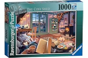 Ravensburger My Haven No.6 The Cosy Shed 1000 Piece Jigsaw Puzzle for Adults & for Kids Age 12 and Up