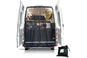 ‎LIVING IN A BUBBLE Living in a Bubble Insektennetz mit Zentralreißverschluss für Mercedes Sprinter, Ford Transit (Mittel-/Hochdach), Renault Master, Volkswagen Crafter (Hoch-/Superhochdach) – insektenfreien Innenraum