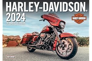 Harley-Davidson 2024: 16-Month 17x12 Wall Calendar - September 2023 through December 2024