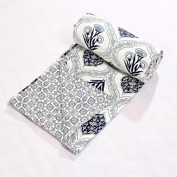 KASHWÉRE Damask Half Blanket Throw, 33