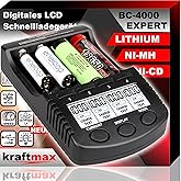 kraftmax BC-4000 Expert Universal Battery Charger Smart Li-Ion Technology and Internal Resistance Measurement Optimised for L