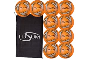 BIG GAME HUNTERS 10 x Mitre Calcio Training Footballs with Bag