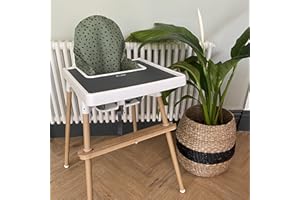 COVE BABY Leg Wraps for IKEA Antilop Highchair, Bamboo Leg Wraps Highchair Accessories, Highchair Leg Wraps