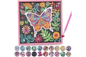 KISS BABY Cadeau Fille 5 6 7 8 9 Ans: Activites Manuelles pour Enfants 4-12 Ans Jouet Fille 6-10 Ans Idée Cadeau Anniversaire Diamond Painting Adulte Enfant Kits de Peinture Kits de Loisirs Créatifs Decoration