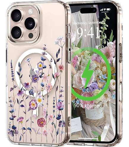 CaseLover Glitzer-Magnethülle Für IPhone 16 – Ultra-dünn, Stoßfest, Kabelloses Laden