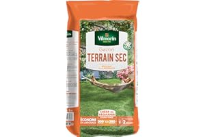 Vilmorin 4460516 Gazon Terrain Sec, Vert, 5 kg
