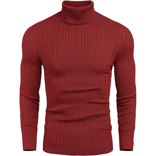 COOFANDY Heren Pullover 1/4 Rits Coltrui Winter Gebreide Trui Lange Mouw Troyer Werktrui Gebreide Trui Mannen Wintertrui Donkergrijs XL
