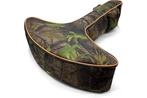 Alephnull Soft Crossbow Bag for Outdoor Hunting Padded T-Shaped Crossbow Storage Case Tactical Crossbow Backpack with 2 Accessory Pockets