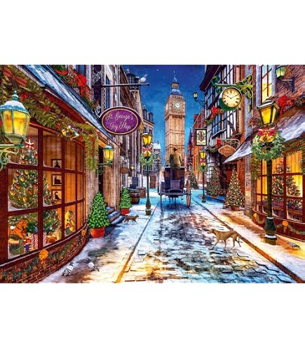 Puzzle Ravensburger 12000651 - Disney's Christmas - Puzzle de 1000 pièces pour adultes et enfants de 14 ans et plus, puzzles Disney, cadeaux Disney