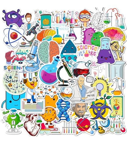 Pack D'autocollants Formule Mathématique 50pcs Pour Bouteilles D'eau Ordinateurs Portables Voitures Planches à Roulettes Hommes Grotte Décorations Adolescents Adultes Autocollant