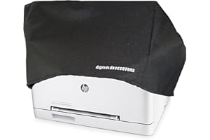 HP Color LaserJet Pro MFP M477fdw / M477fdn / M477fnw Printer Dust Cover and Protector [Antistatic, Water Resistant, Heavy Duty Fabric, Black] by DigitalDeckCovers