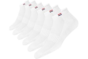 NAVYSPORT 6 Pairs of Trainer Socks Men Women Sports Socks Cotton Short Socks