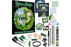 Rick and Morty Advent Calendar 2024 Funny Stationery Calendar Christmas Gifts