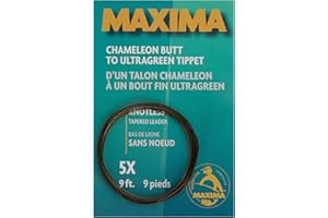 Maxima Fishing Line 9-Feet Knotless Tapered Leaders