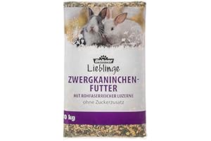 Dehner Karma dla ukochanych gryzoni, karma dla królików miniaturowych, z lucerną bogatą w surowe włókna, 10 kg