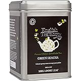 English Tea Shop Organic Green Sencha - 100g Loose leaf tea in a Tin