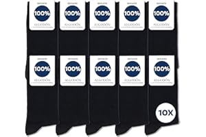 Occulto calcetines 100% algodón hombre pack de 10, pack de 20 (modelo: Ingo)