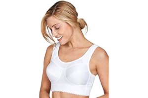 Miss Mary of Sweden Cotton Simplex Sujetador de Mujer sin Aros para Deportes de bajo Impacto Regalo para Ella, Regalo para Mujeres