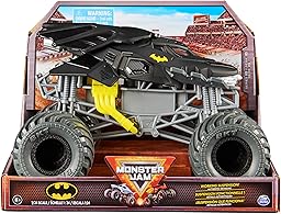 Monster Jam, Official Batmobile Monster Jam Truck, Metal Injection Moulded Vehicle for Playing and Collecting in 1:24 Scale