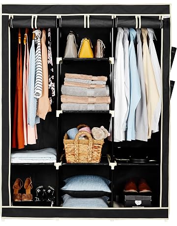 Amazon Brand - Solimo 3-Door Foldable Wardrobe
