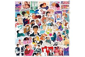 SANMATIC 50 sztuk Heartstopper naklejki na walizkę deskorolka laptop butelki wody samochód nastolatki chłopcy dziewczyny wodoodporny