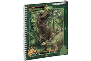 Exacompta - Réf. 9901074E - 1 Cahier de textes Jurassic World Dinos 17 x 22 cm - Visuel Dinos