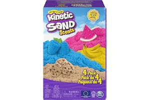 Kinetic Sand doftsand 4-pack, 907 g för kreativt inomhus sandspel