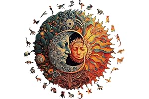 LMAZG Holzpuzzle Erwachsene, Puzzle 200 Teile, Holzpuzzle Tiere füR Erwachsene und Kinder, Unregelmäßige und Einzigartige Rätsel, Anzug Puzzle füR Kinder ab 12 Jahren und Erwachsene