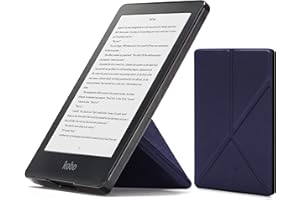 FOREFRONT CASES Cover per Kobo Clara HD - Custodia Protettiva Magnetica Supporto per Kobo Clara HD - Smart Auto Sveglia Sonno Funzione - Sottile Leggero - Blu Marino