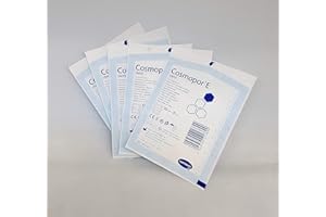 MEDISALE LTD Adhesive Sterile Wound Dressings **Pack of 20**- Suitable for cuts and grazes, Diabetic Leg ulcers, venous Leg ulcers, Small Pressure sores (10cm x 8cm)