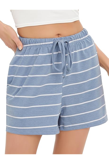 Pantalón Corto Mujer Pantalones Cortos De Pijama Mujer Con