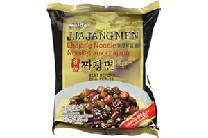 Paldo Ilpoom Jia Jangmen (Chajang Noodle) 200g (Pack of 4)