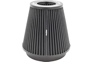 RAMAIR FILTERS PRORAM Large Cone Air Filter with 102mm OD Neck & Silicone Coupling
