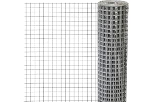 Windhager Rete Metallica zincata per Conigli, porcellini d'India o Galline, Maglia Metallica 19 mm, 2,5 x 0,5 m x 0,7 mm, 79066