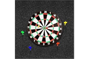 Exquilnova Dartboard-Wandschutz, Filz Dart Wandschutz Selbstklebend, Dartscheiben Umrandung, Wandumrandung für Kork-Dartboard-Rückseite, Filz-Wandfliesen, Korkplatten für Dartscheibe