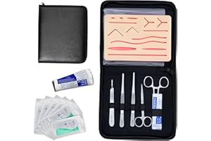 MJW Suture Practice Pad 3 Layer 14 Wounds with Mesh Layer Training and Practice of Medical | Veterinarian Students and Nurses