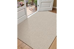 COLOR&GEOMETRY Duże dywaniki drzwiowe, 81 x 122 cm, cienkie antypoślizgowe, zatrzymujące brud, maty wejściowe do drzwi, nadające się do prania