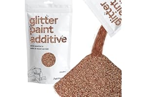 Hemway Bronzo Glitter Vernice Additivo 100 g / 3,5 once di lattice acrilico emulsione Paint - Interior & Exterior parete, soffitto, legno, vernice, piatta Morto, Matt, lucido, raso, seta
