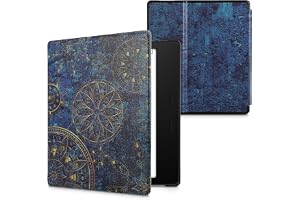 kwmobile Vikta kuvert kompatibelt med Amazon Kindle Oasis 10: e generationen - Hülle Ereader - Mandala Gul