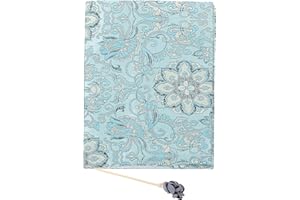 Operitacx A5 Book Cover - Adjustable Cloth Book Sleeve for Journals Scratch-Proof Protector for Hardcover Books Perfect for Students and Lovers