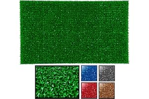 LUCA HOME LucaHome - Felpudo ASTROTURF Reciclado 40x70 con Base Antideslizante, Felpudo de Césped Artificial, Tacto Agradable, Ideal para Interior o Exterior (Verde)